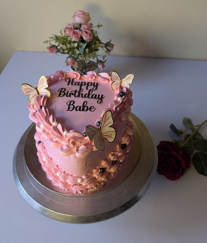 Personalized birthday cake